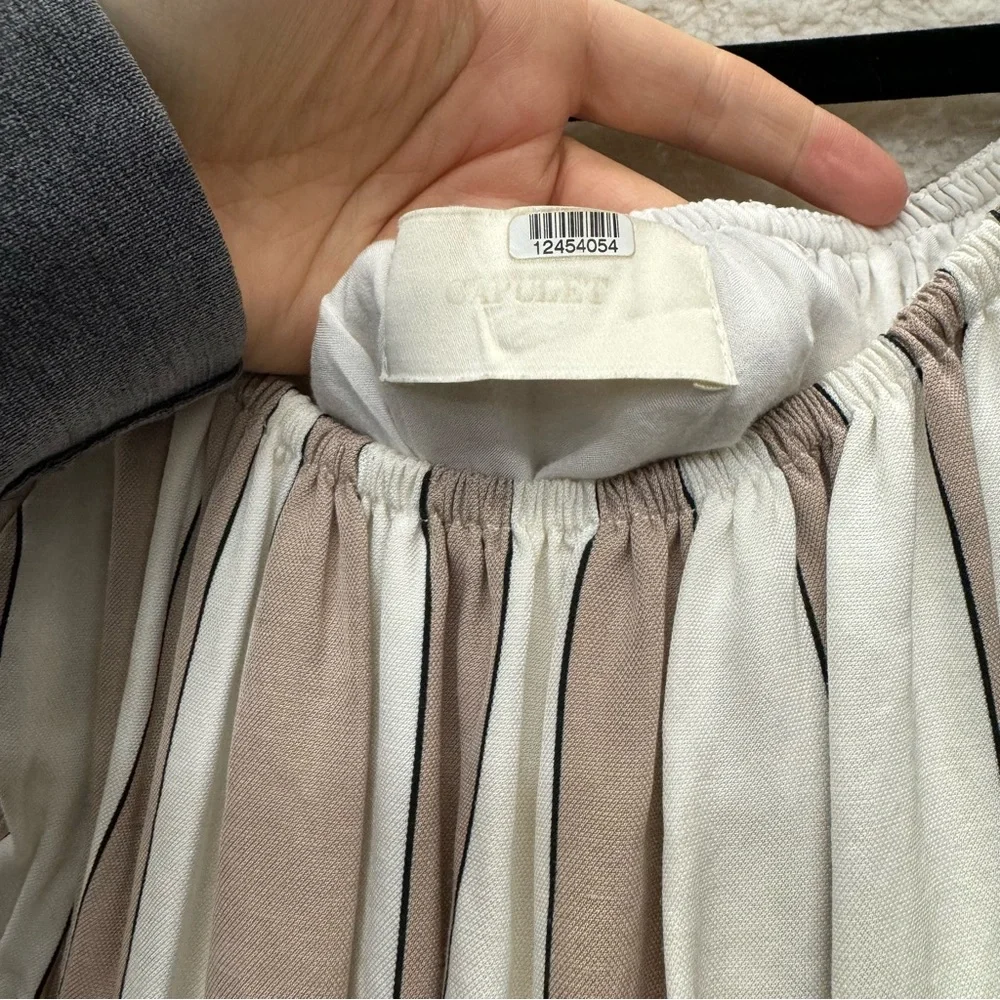 CAPULET Gracie Mini Striped Dress Size Medium Rent the Runway RTR $143 msrp - Picture 8 of 11